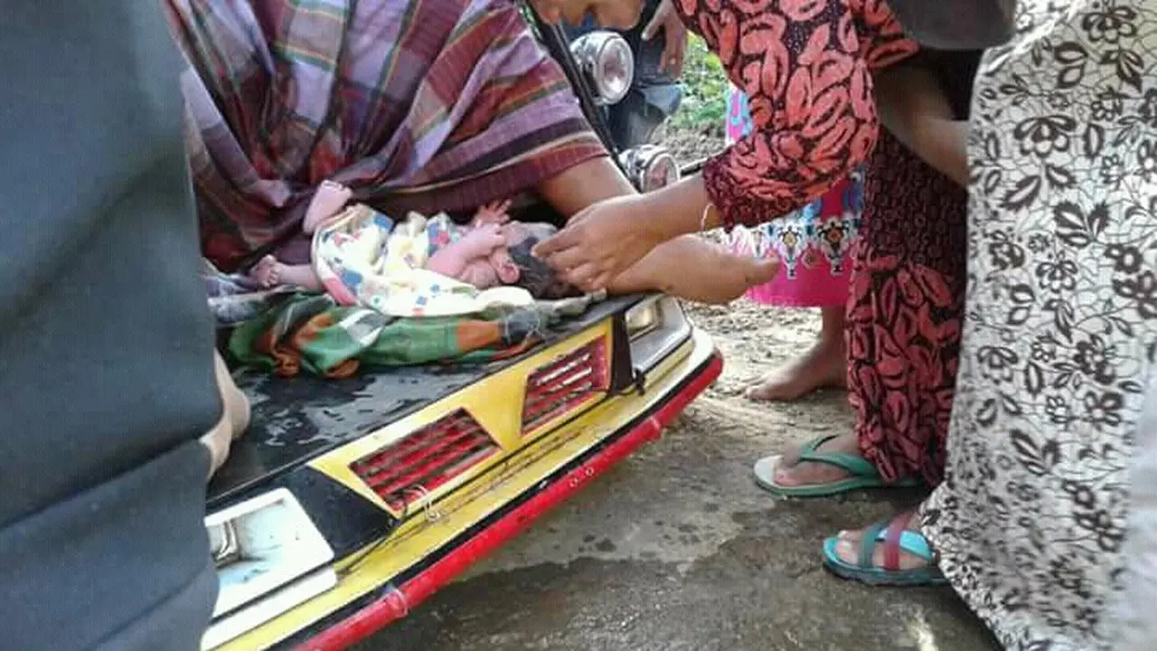 Kisah Ibu Muda Tak Sadar Melahirkan di Atas Bentor