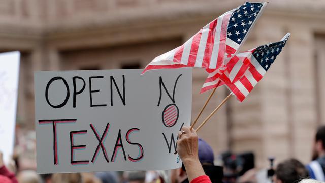 Warga AS Unjuk Rasa Tuntut 'Stay at Home' Dicabut