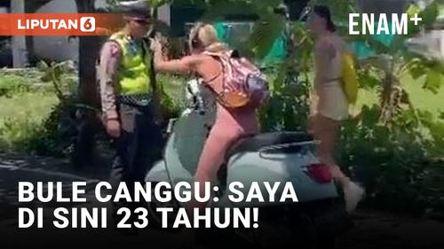 VIDEO: Bule Australia Ngamuk Saat Dihentikan Polisi di Bali