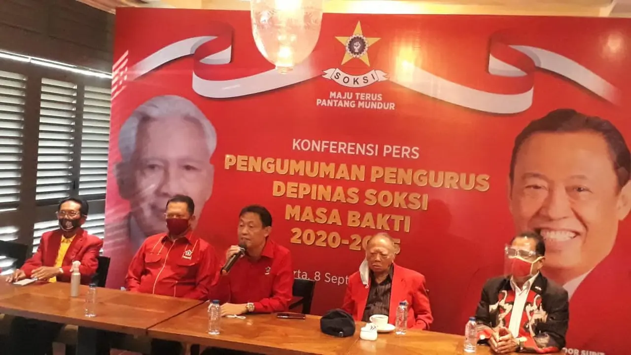 Ahmadi Noor Supit terpilih secara musyawarah mufakat sebagai Ketum Depinas SOKSI dalam Munas XI