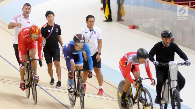Dua Atlet Putri Gagal Melaju ke Final Sepeda Trek Asian Games 2018