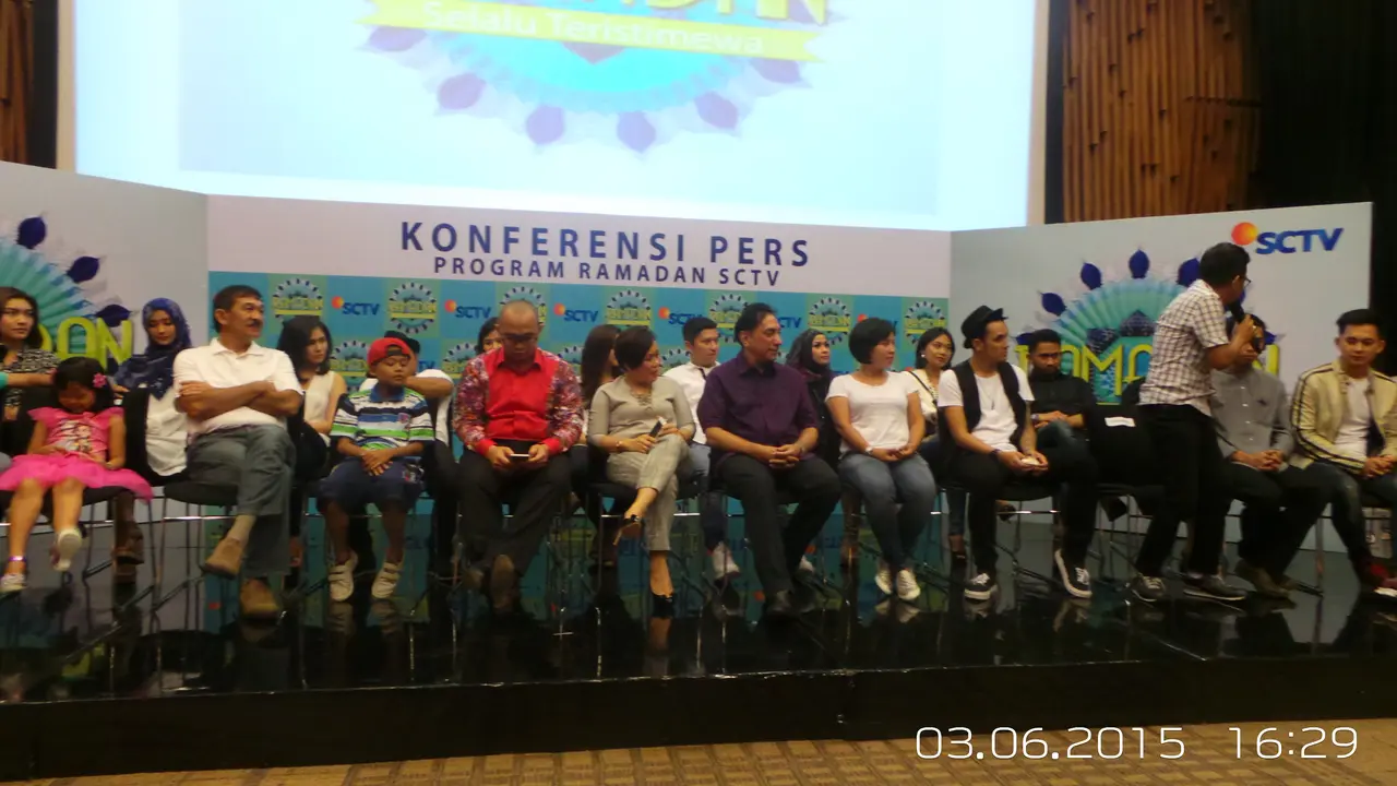 [Bintang] Preskon Ramadan SCTV
