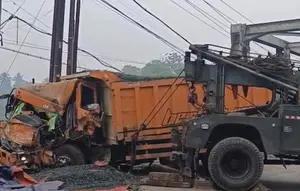 Kecelakaan Beruntun di Sukabumi, Sopir Terjepit 4 Jam