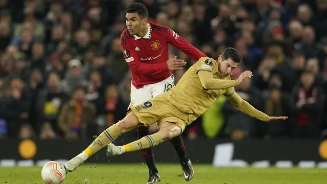 Fred dan Antony Cetak Gol, Manchester United Singkirkan Barcelona di Liga Europa