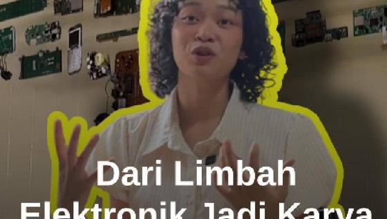 Dari Limbah Elektronik Jadi Karya, Ini Upaya Lawan E-Waste #Merdekadotcom #Mdkdw26
