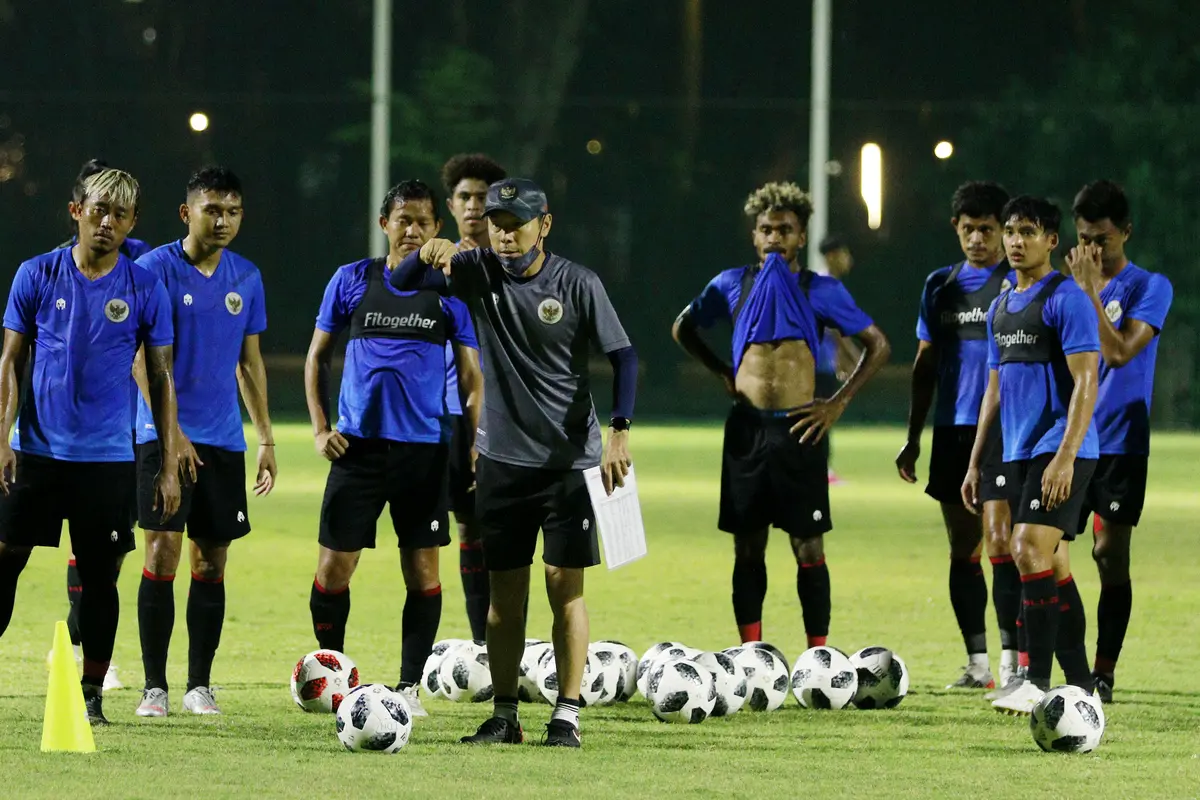 FOTO: Jelang Uji Coba, Kondisi Fisik Timnas Indonesia Diklaim Masih Payah
