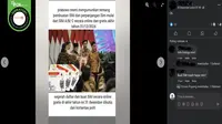 Gambar tangkapan layar&nbsp;kabar tentang Prabowo mengumumkan pembuatan dan perpanjangan SIM gratis pada 31 Desember 2024. (sumber: Facebook)