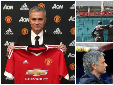 Manchester United resmi menunjuk Jose Mourinho sebagai pelatih baru menggantikan posisi yang ditinggalkan Louis van Gaal. (AFP-Twitter)