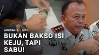 Modus menyelundupkan sabu-sabu ke dalam Lapas kali ini di dalam bakso. Saat dibelah bukan bakso berisi keju, tapi bakso berisi sabu.
