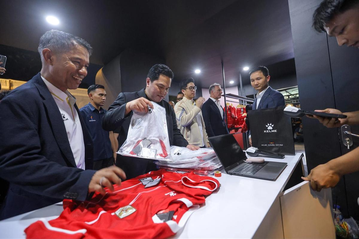 FOTO: Kelme Luncurkan Jersey Baru Timnas Indonesia