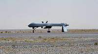 Ilustrasi drone AS (Massoud Hossaini/AP)