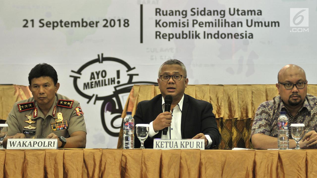 KPU Serahkan SK Penetapan Capres - Cawapres ke Polri