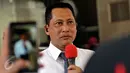 Kabareskrim Komjen Pol Budi Waseso saat memberi keterangan di Mabes Polri, Jakarta, Rabu (2/9/2015). Pria yang akrab disapa Buwas itu mengaku belum mengetahui mengenai informasi bahwa dirinya akan dicopot. (Liputan6.com/Johan Tallo)