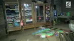 Puluhan rumah warga di Ponorogo, Jawa Timur, terendam banjir. Karena tidak bisa ditempati, warga mengungsi ke rumah warga lainnya.