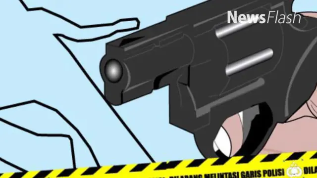 NEWS FLASH: Kontak Senjata, 2 Perampok Bekasi Ditembak di Tempat