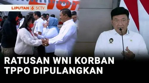 VIDEO: Sebanyak 400 WNI Korban TPPO dan Online Scam di Myanmar Tiba di Tanah Air