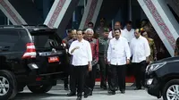 Gubernur Sumut Erry Nuradi mengapresiasi Presiden Jokowi atas perhatian pada pembangunan di Sumut. (Liputan6.com/Reza Efendi)