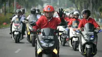 Menhub Kampanye Keselamatan di Pekanbaru (Foto: Kemenhub)