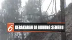 62 personil TNBTS, BPBD, TNI, Polri, dan rewalan, hingga kini masih terus melakukan pendinginan untuk mencegah kebakaran membesar kembali.