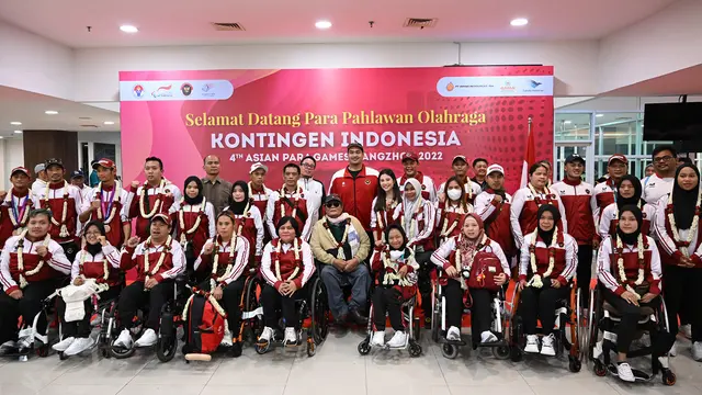 FOTO Kontingen Indonesia setelah tampil di Asian Para Games 2022 Hangzhou