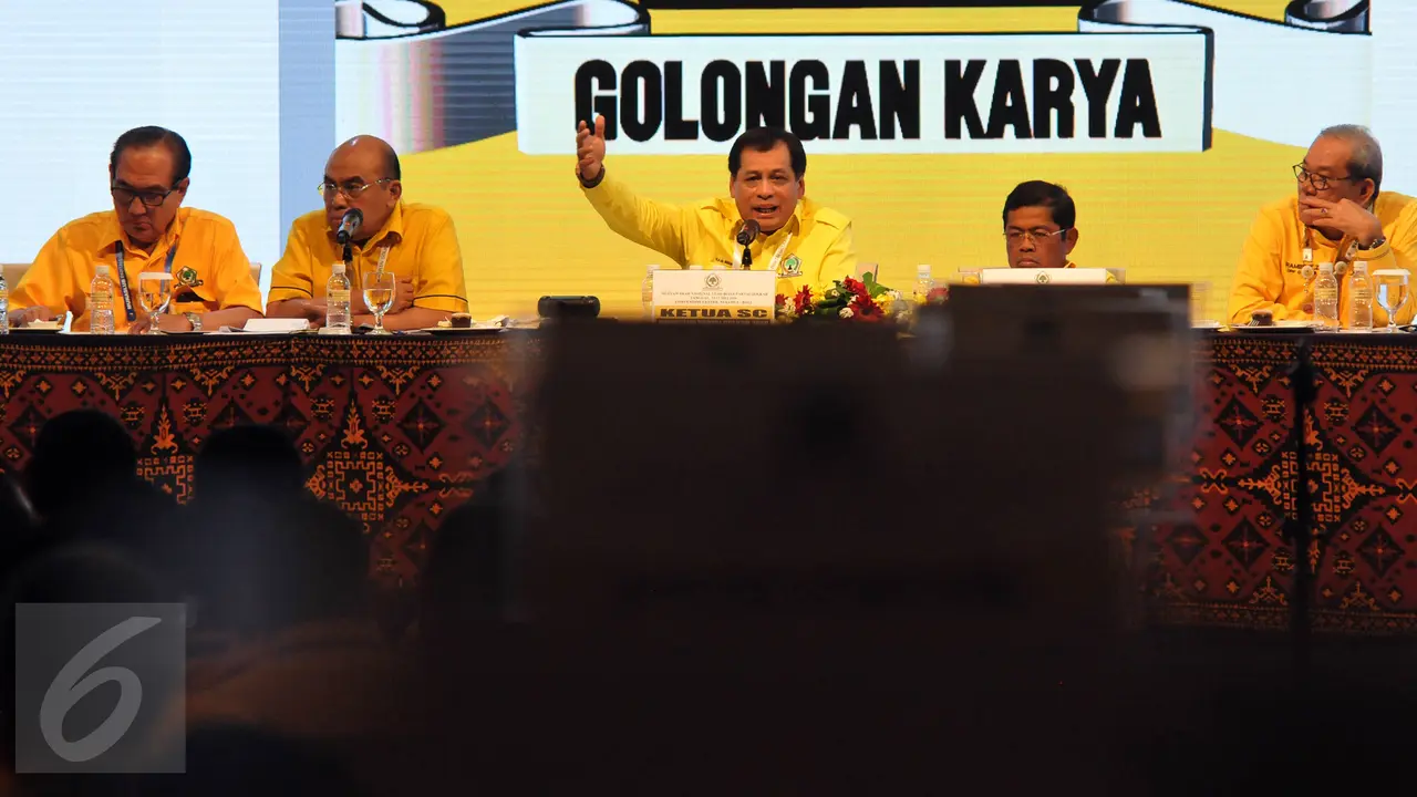 20160515-Rapat Paripurna Tata Tertib Pemilihan Ketum Golkar Berlangsung Panas-Bali