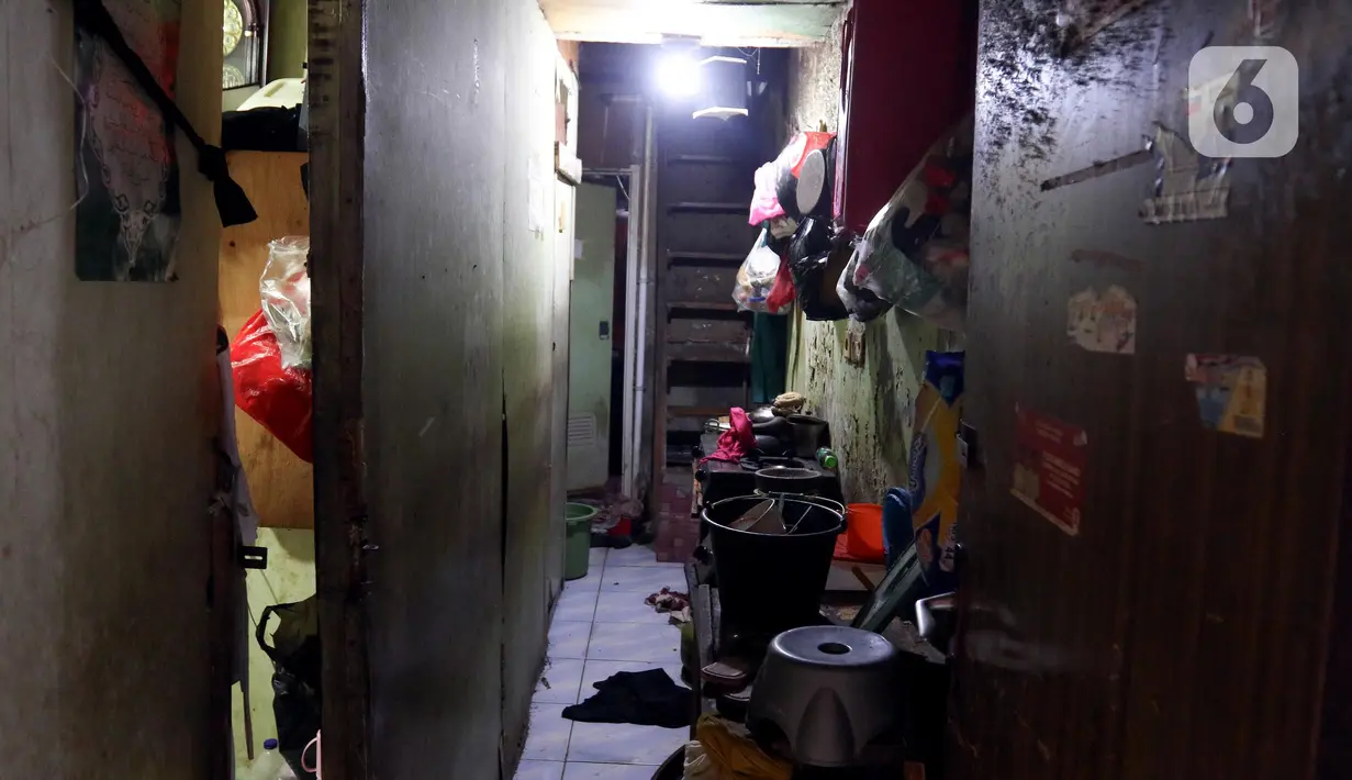 Di Jakarta, sebanyak 1,77 juta rumah tangga belum memiliki atau menempati rumah layak huni. (Liputan6.com/Herman Zakharia)