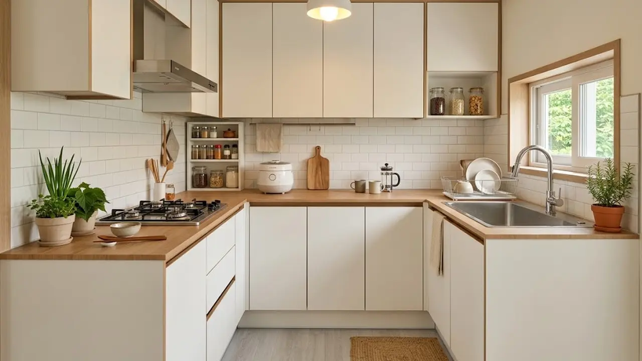 Desain Dapur Kecil Aesthetic ala Rumah Korea