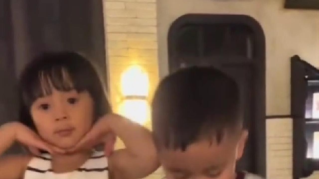 Momen Menggemaskan Rayyanza dan Nuna Anak Caca Tengker Joget Velocity, Ikuti Tren Bak Remaja