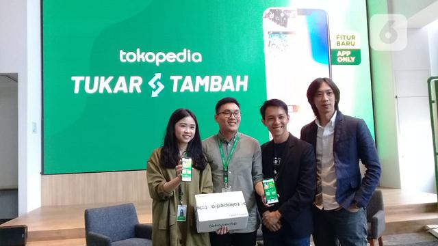 Update Layanan Tokopedia Hadirkan Fitur Tuker Tambah Smartphone Tekno Liputan6 Com Pada menu home beranda, scroll aja ke bawah, klik tukar tambah hp. update layanan tokopedia hadirkan