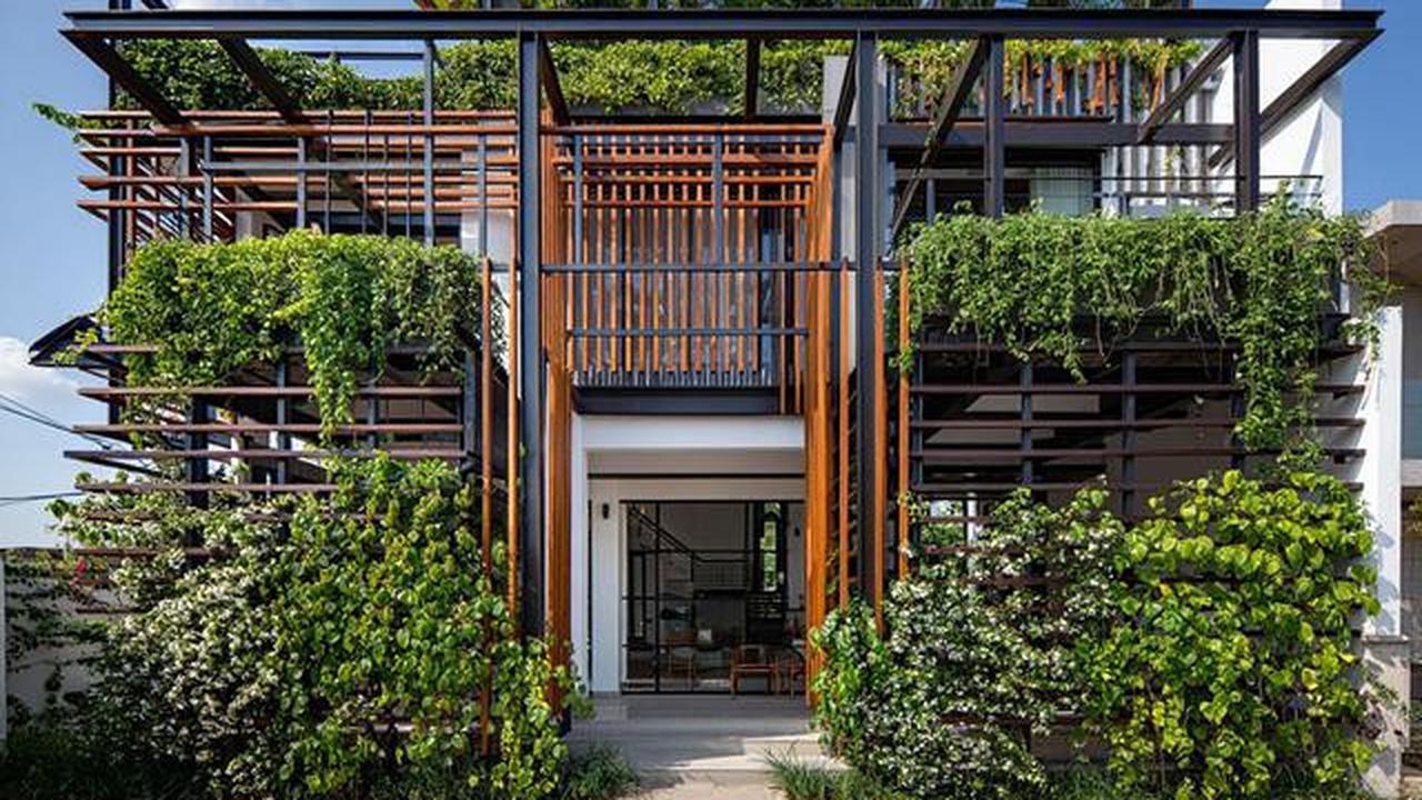 10 Model Tampak Depan Rumah Minimalis Asri dengan Tanaman Rambat, Bikin Hunian Teduh