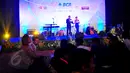 Suasana acara welcome dinner BCA Indonesia Open Superseries Premier 2015 yang digelar di Golden Ballroom Hotel Sultan, Jakarta, Senin (1/6/2015). Indonesia Open akan berlangsung di Istora Gelora Bung Karno, 2-7 Juni. (Liputan6.com/Yoppy Renato)