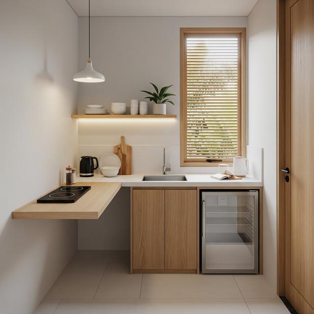 9 Inspirasi Dapur Kecil Tanpa Banyak Perabot, Desain Minimalis Hemat Ruang