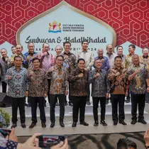 Sebanyak 23 pengusaha di Indonesia melakukan penggalangan dana untuk disumbangkan kepada Timnas Indonesia U-23 yang berhasil lolos semifinal Piala Asia 2024. (Dok. Bola.com/KIKT)