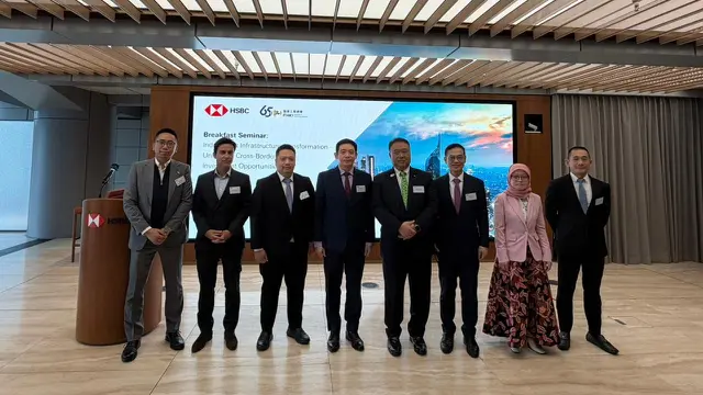 Seminar “Indonesia Infrastructure Transformation - Unlocking Cross Border Investment Opportunities” yang diselenggarakan HSBC dan Federation Hong Kong Industries. (Dok SSIA)