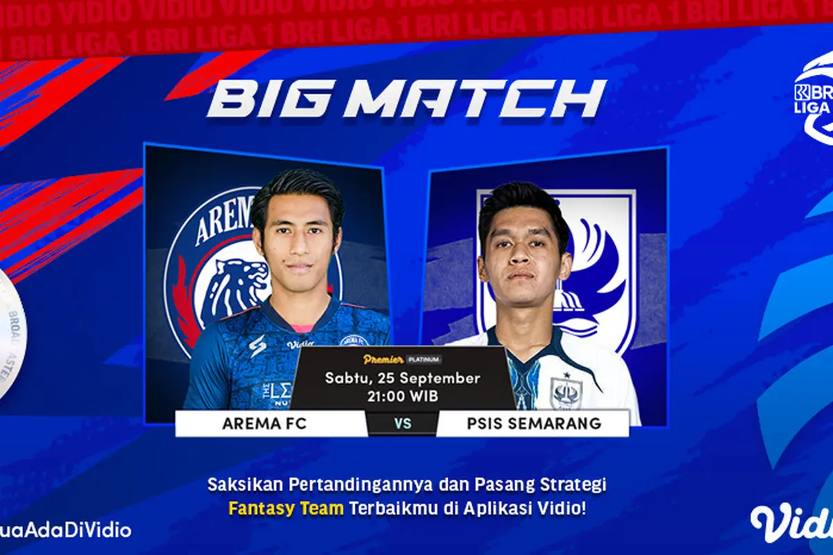 Big Match Arema FC vs PSIS Semarang Sabtu, (25/9/2021)