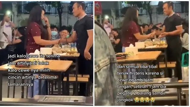 Viral Momen Pria Berlutut Selama 1 Jam Melamar Kekasih, Berakhir Ditolak