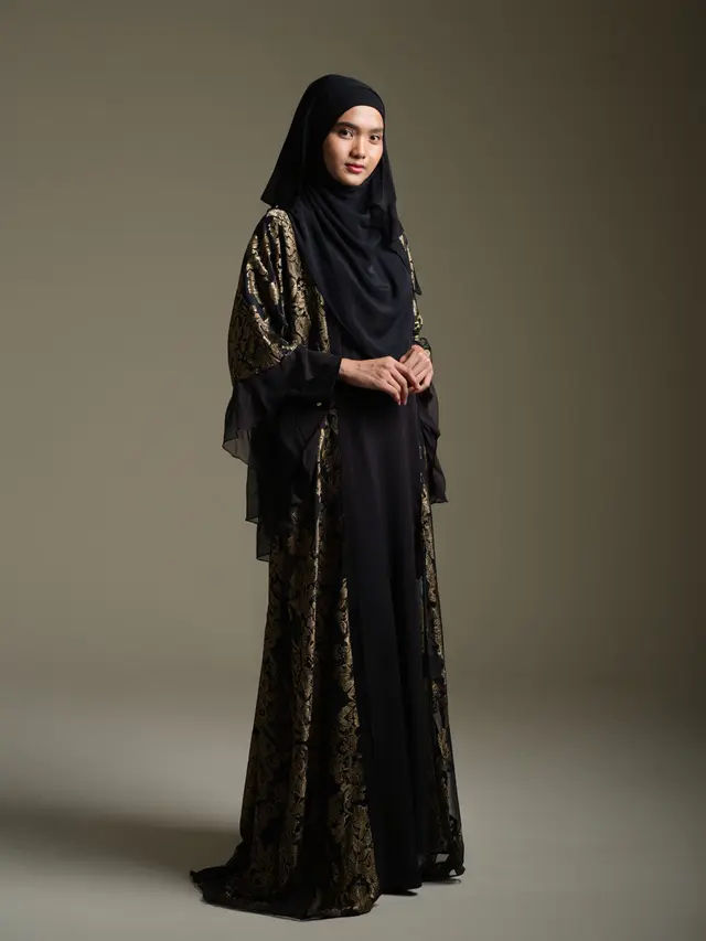 Model Gamis Brokat Ibu-Ibu Terbaru