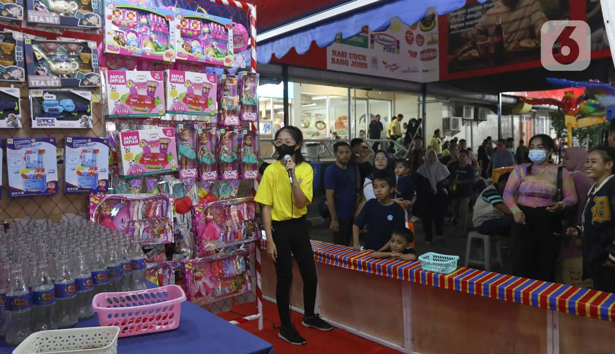 Jakarta Fair Kemayoran 2023 menampilkan pameran multiproduk terbesar dan terlengkap.(Liputan6.com/Herman Zakharia)