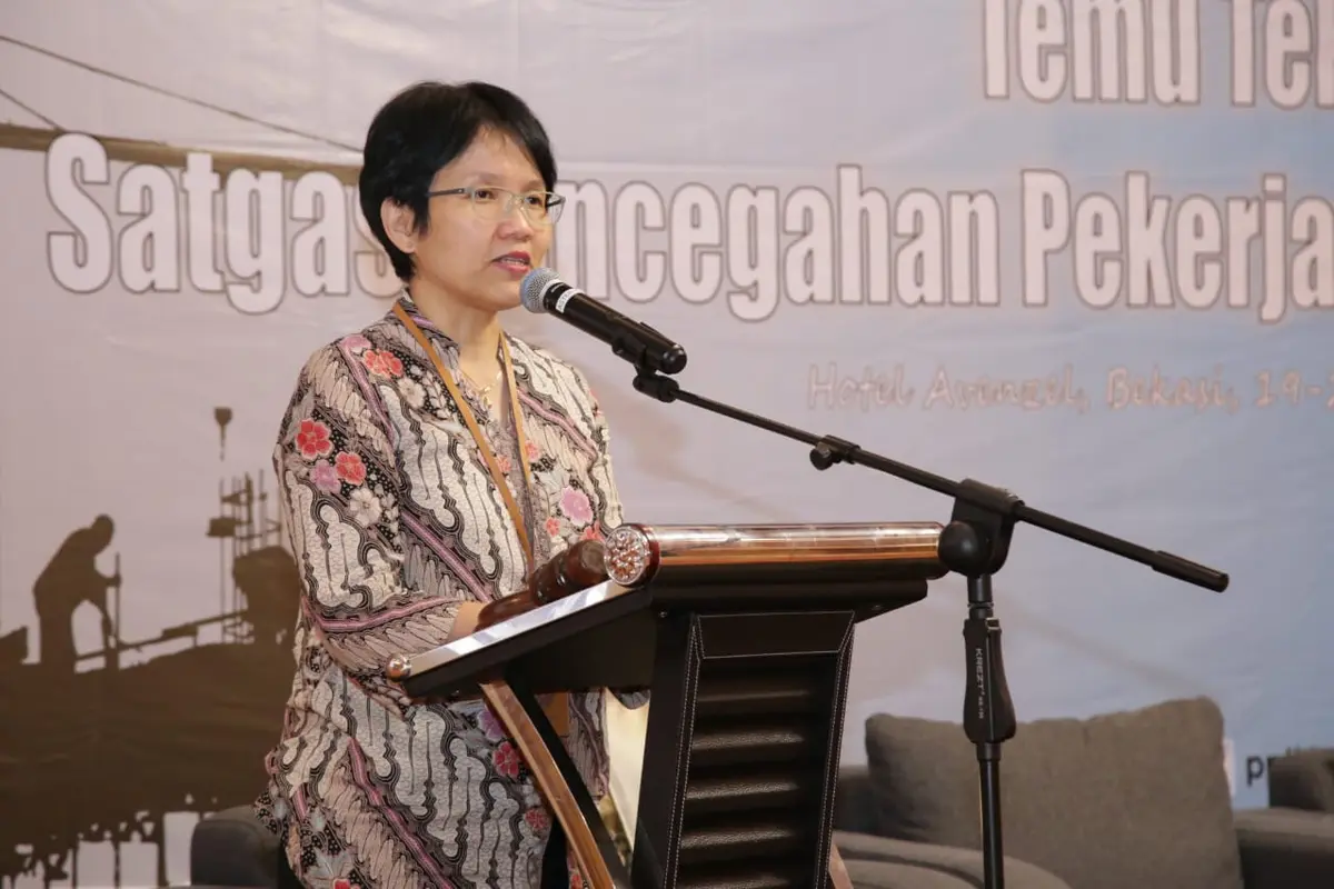 Direktur Perlindungan Penempatan Tenaga Kerja Luar Negeri (PPTKLN) Kemnaker, Eva Trisiana