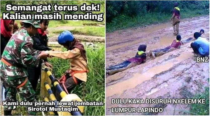 anak pramuka ini bikin geleng kepala