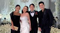 Potret tamu artis di pernikahan Amanda Manopo dan Kenny Austin. [IG: @glencachysaraofficial]