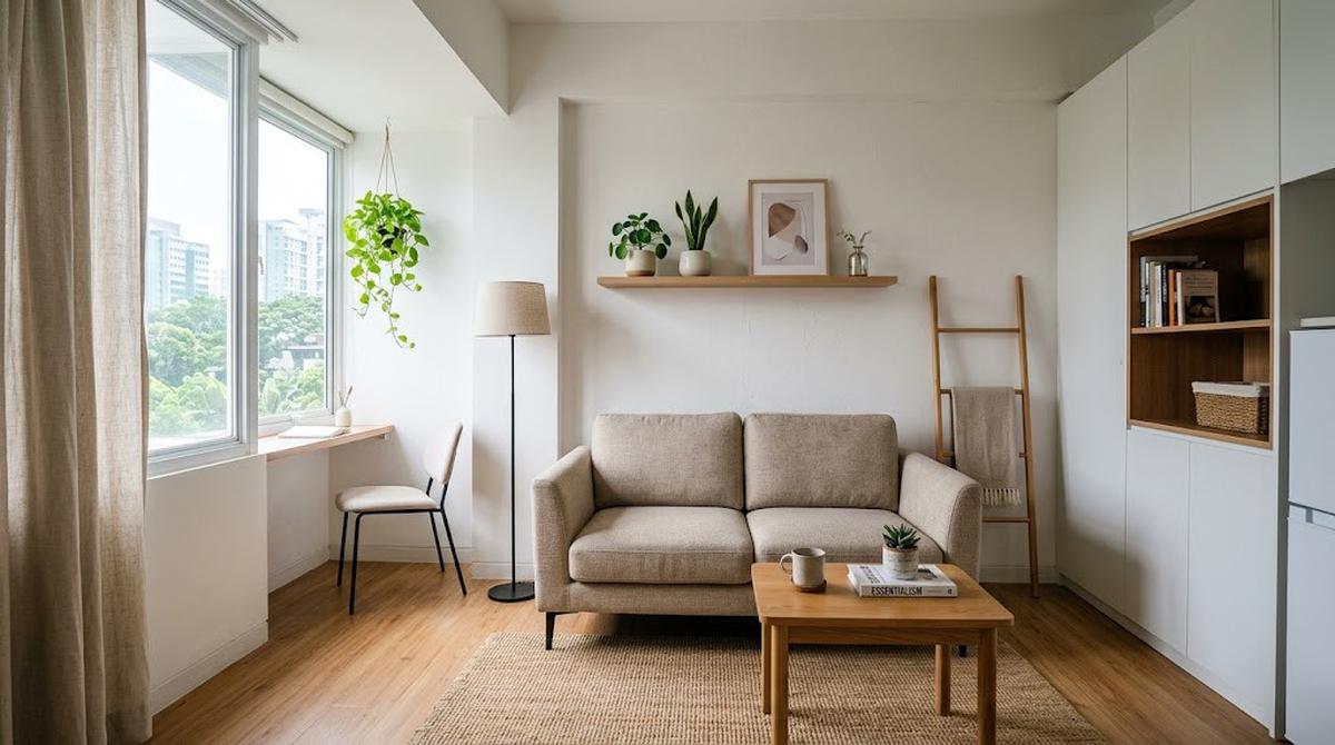 Ide Menata Ruangan Sempit dengan Furnitur Minimalis/AI Generated