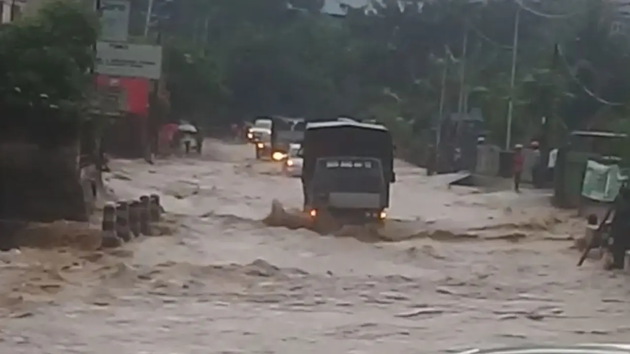 banjir di Kota Jayapura