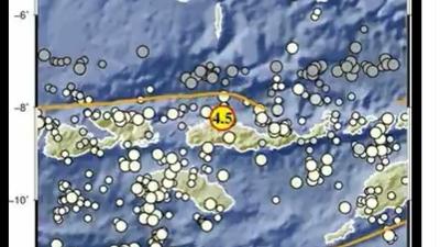 Rentetan Gempa Susulan Guncang Manggarai dan Nagekeo NTT