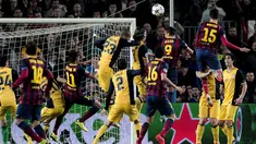 Barcelona gagal mengalahkan Atletico Madrid di leg pertama perempat-final Liga Champions, di Camp Nou, Rabu (2/4/2014) dini hari WIB. Barca hanya mampu bermain imbang 1-1. Gol Atletico dicetak Diego Ribas. Sedangkan, gol Barca dibuat Neymar.