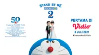 Film Stand By Me Doraemon 2 akan tayang di layanan streaming Vidio mulai 8 Juli 2021. (Dok. Vidio)