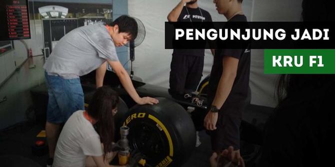 VIDEO: Saat Pengunjung Mencoba Menjadi Kru F1