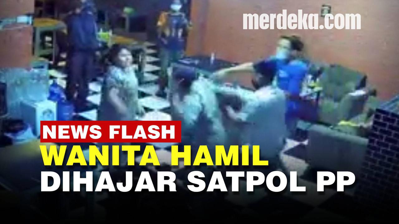 VIDEO: Satpol PP Pukuli Pasutri Pemilik Warkop di Gowa saat Razia PPKM