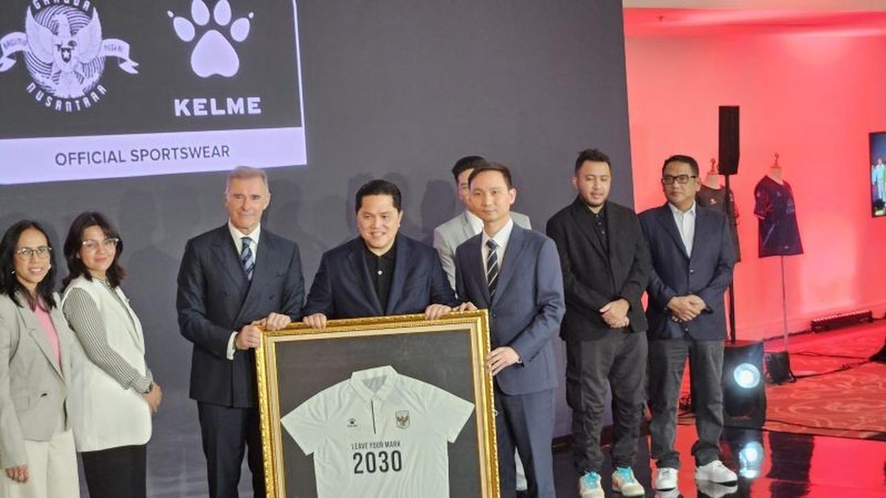 PSSI Gandeng Kelme, Jersi Timnas Indonesia Bakal Diproduksi Apparel Asal Spanyol Hingga 2030