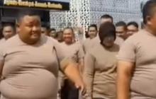 ⁠Potret 60 Polisi Gendut Minta Ampun, Kapolres Turun Tangan Langsung Digembleng